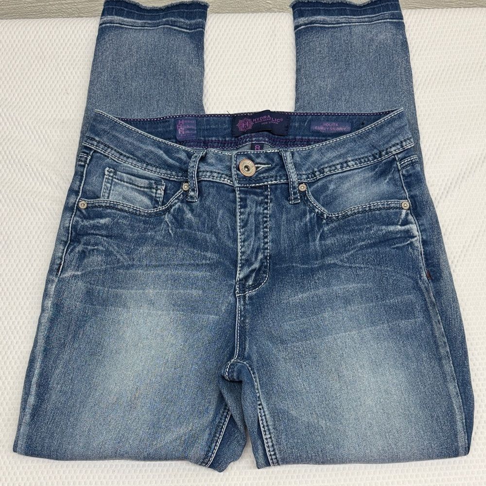 Hydraulic Light Blue Nolita Curvy Skinny Jeans Size 8